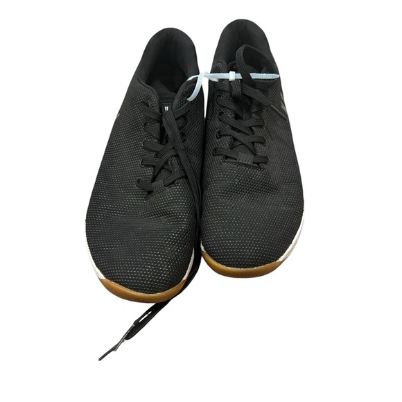 No bull Men\'s Black Knit Lace-Up Sneakers with Gum Sole